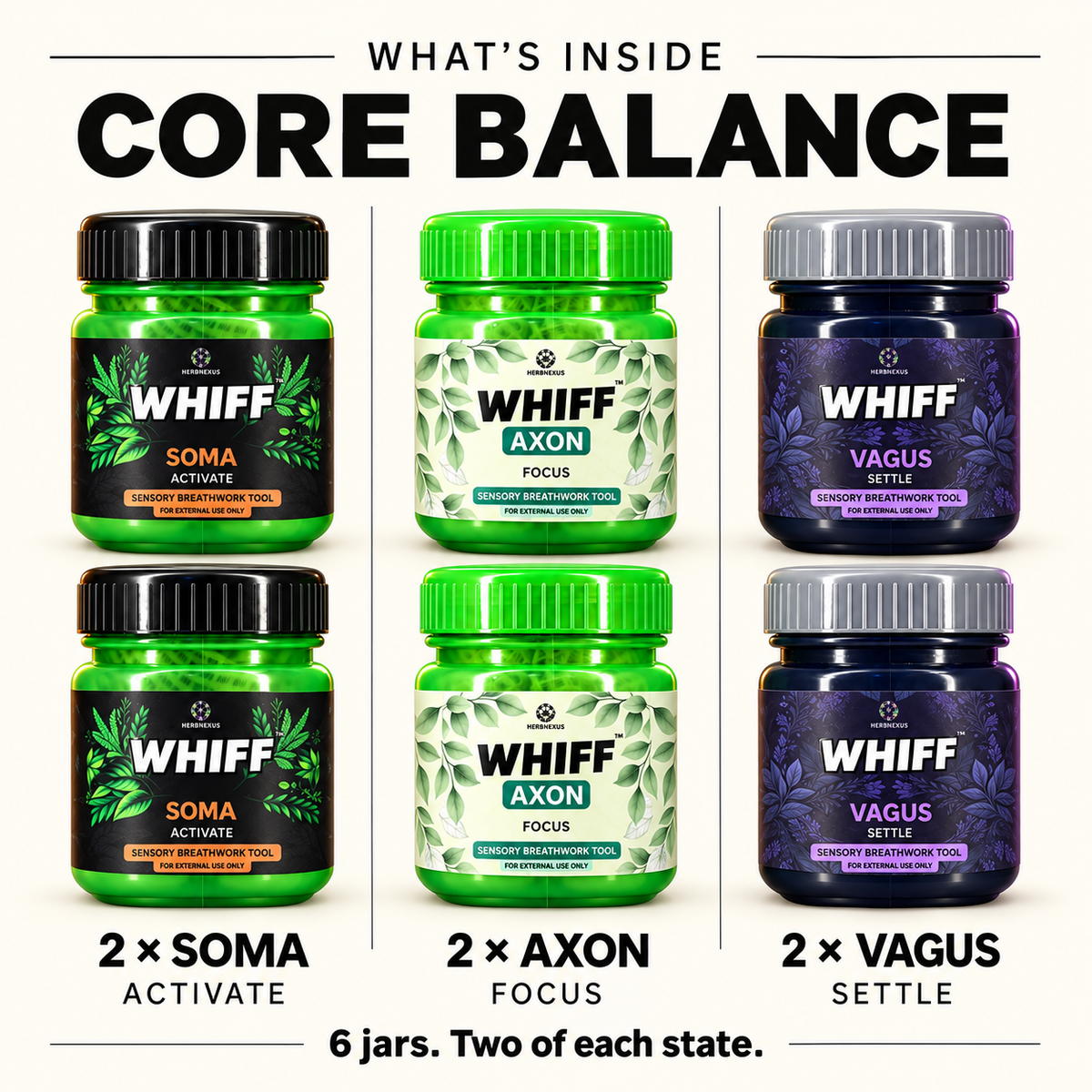 WHIFF balance contents