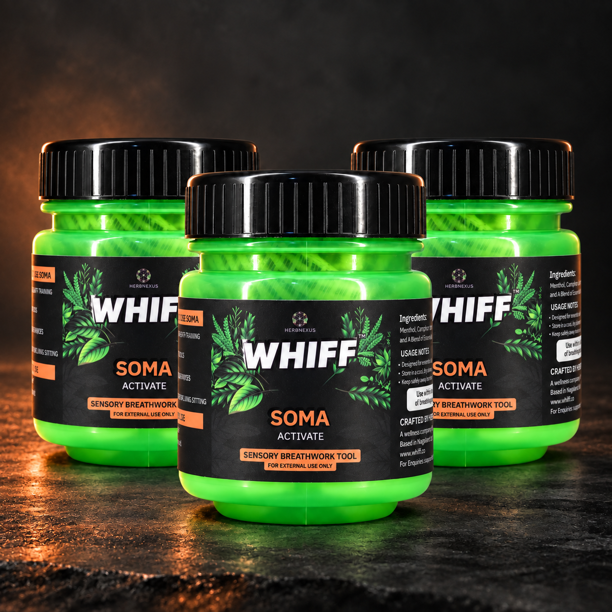 SOMA: 3 SOMA jars